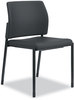 A Picture of product HON-SGS6NBCU10CK HON® Accommodate® Series Guest Chair Fabric Upholstery, 23.5" x 22.25" 31.5", Black Seat/Back, Textured Base, 2/Carton