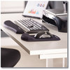 A Picture of product FEL-9252001 Fellowes® PlushTouch™ Wrist Rest with FoamFusion™ Technology Mouse Pad 7.25 x 9.37, Black