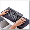 A Picture of product FEL-9252101 Fellowes® PlushTouch™ Wrist Rest with FoamFusion™ Technology Keyboard 18.12 x 3.18, Black