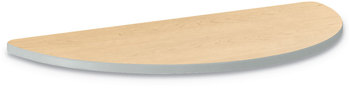 HON® Build™ Half Round Shape Table Top 60w x 30d, Natural Maple