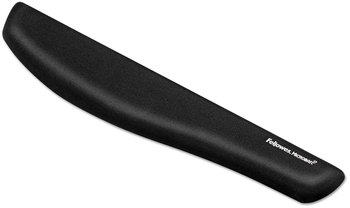 Fellowes® PlushTouch™ Wrist Rest with FoamFusion™ Technology Keyboard 18.12 x 3.18, Black