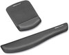 A Picture of product FEL-9252201 Fellowes® PlushTouch™ Wrist Rest with FoamFusion™ Technology Mouse Pad 7.25 x 9.37, Graphite