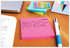 A Picture of product MMM-6756SSUC Post-it® Notes Super Sticky Pads in Energy Boost Colors Collection Note Ruled, 4" x 90 Sheets/Pad, 6 Pads/Pack