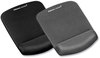 A Picture of product FEL-9252201 Fellowes® PlushTouch™ Wrist Rest with FoamFusion™ Technology Mouse Pad 7.25 x 9.37, Graphite