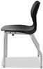 A Picture of product HON-SL4L18EONP HON® SmartLink Four-Leg Chair 19.5" x 19.63" 31", Onyx Seat, Base, 4/Carton