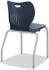 A Picture of product HON-SL4L18EREP HON® SmartLink Four-Leg Chair 19.5" x 19.63" 31", Regatta Seat, Base, 4/Carton