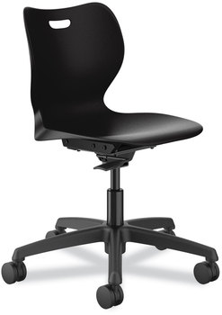 HON® SmartLink™ Task Chair Supports Up to 275 lb, 34.75" Seat Height, Onyx Seat/Back, Black Base, Ships in 7-10 Business Days