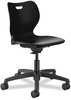 A Picture of product HON-SSTK18BHLON HON® SmartLink™ Task Chair Supports Up to 275 lb, 34.75" Seat Height, Onyx Seat/Back, Black Base, Ships in 7-10 Business Days