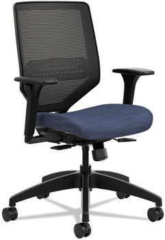 HON® Solve® Series Mesh Back Task Chair Supports Up to 300 lb, 16" 22" Seat Height, Midnight Black Back/Base