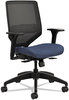 A Picture of product HON-SVM1ALC90TK HON® Solve® Series Mesh Back Task Chair Supports Up to 300 lb, 16" 22" Seat Height, Midnight Black Back/Base