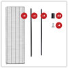 A Picture of product ALE-SW664818BA Alera® NSF Certified 6-Shelf Wire Shelving Kit 48w x 18d 72h, Black Anthracite