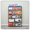 A Picture of product ALE-SW664818BA Alera® NSF Certified 6-Shelf Wire Shelving Kit 48w x 18d 72h, Black Anthracite