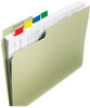 A Picture of product MMM-680HVBE Post-it® Flags in a Desk Grip Dispenser Page 1 x 1.75, Blue, 200/Dispenser