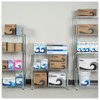 A Picture of product ALE-SW833614SR Alera® Light-Duty Residential Wire Shelving Kit Three-Shelf, 36w x 14d 36h, Silver