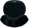 A Picture of product FEL-93730 Fellowes® Easy Glide™ Gel Wrist Rest with Mouse Pad 10 x 12, Black