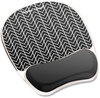 A Picture of product FEL-9549901 Fellowes® Photo Gel Supports with Microban® Protection Mouse Pad Wrist Rest 7.87 x 9.25, Chevron Design