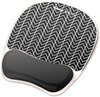 A Picture of product FEL-9549901 Fellowes® Photo Gel Supports with Microban® Protection Mouse Pad Wrist Rest 7.87 x 9.25, Chevron Design