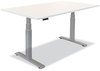 A Picture of product FEL-9649101 Fellowes® High-Pressure Laminate Desktop Levado Table Top, 48" x 24", White