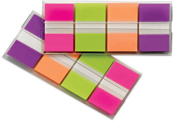 Post-it® Flags Portable Page in Dispenser, Bright, 160 Flags/Dispenser