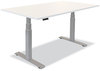 A Picture of product FEL-9649201 Fellowes® High-Pressure Laminate Desktop Levado Table Top, 60" x 30", White