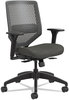 A Picture of product HON-SVR1ACLC10TK HON® Solve® Series ReActiv® Back Task Chair Supports Up to 300 lb, 18" 23" Seat Height, Ink Charcoal Black Base