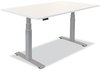 A Picture of product FEL-9649301 Fellowes® High-Pressure Laminate Desktop Levado Table Top, 72" x 30", White