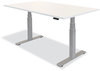 A Picture of product FEL-9649301 Fellowes® High-Pressure Laminate Desktop Levado Table Top, 72" x 30", White