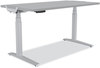 A Picture of product FEL-9649601 Fellowes® High-Pressure Laminate Desktop Levado Table Top, 72" x 30", Gray