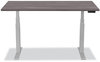 A Picture of product FEL-9650001 Fellowes® High-Pressure Laminate Desktop Levado Table Top, 48" x 24", Gray Ash