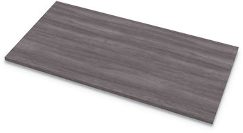 Fellowes® High-Pressure Laminate Desktop Levado Table Top, 48" x 24", Gray Ash