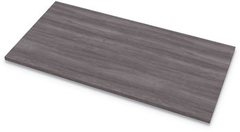 Fellowes® High-Pressure Laminate Desktop Levado Table Top, 72" x 30", Gray Ash