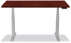 A Picture of product FEL-9650401 Fellowes® High-Pressure Laminate Desktop Levado Table Top, 48" x 24", Mahogany