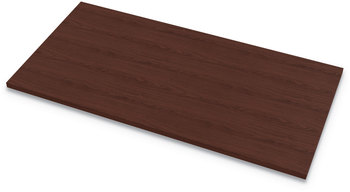 Fellowes® High-Pressure Laminate Desktop Levado Table Top, 48" x 24", Mahogany