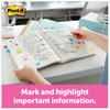 A Picture of product MMM-680RYGB2 Post-it® Flags Portable Page in Dispenser, Assorted Primary, 160 Flags/Dispenser