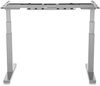 A Picture of product FEL-9682001 Fellowes® Cambio™ Height Adjustable Desk Base 72" x 30" 24.75" to 50.25", Silver