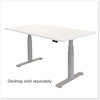 A Picture of product FEL-9682001 Fellowes® Cambio™ Height Adjustable Desk Base 72" x 30" 24.75" to 50.25", Silver