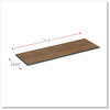 A Picture of product ALE-TT7224EW Alera® Reversible Laminate Table Top Rectangular, 71.5w x 23.63d, Espresso/Walnut