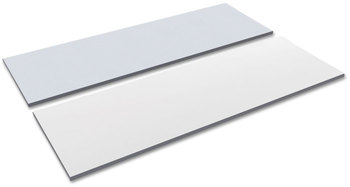 Alera® Reversible Laminate Table Top Rectangular, 71.5w x 23.63d, White/Gray