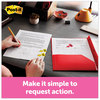 A Picture of product MMM-680SH4VA Post-it® Flags Arrow Message 1" Page 200 "Sign Here", 48 Four Colors, 248/Pack