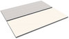 A Picture of product ALE-TT7230WG Alera® Reversible Laminate Table Top Rectangular, 71.5w x 29.5d, White/Gray