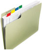 A Picture of product MMM-680WE2 Post-it® Flags Assorted Color 1" Flag Refills Standard Page in Dispenser, White, 50 Flags/Dispenser, 2 Dispensers/Pack
