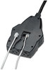A Picture of product FEL-99091 Fellowes® Mighty 8 Eight-Outlet Surge Protector AC Outlets, 6 ft Cord, 1,460 J, Black