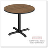 A Picture of product ALE-TTRD36EW Alera® Reversible Laminate Table Top Round, 35.5" Diameter, Espresso/Walnut