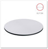 A Picture of product ALE-TTRD36WG Alera® Reversible Laminate Table Top Round, 35.5" Diameter, White/Gray