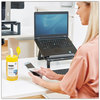 A Picture of product FEL-99703 Fellowes® Alcohol-Free Screen Cleaning Wipes Wet 5.12 x 5.90, Unscented, 100/Tub