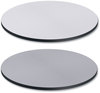 A Picture of product ALE-TTRD36WG Alera® Reversible Laminate Table Top Round, 35.5" Diameter, White/Gray