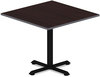 A Picture of product ALE-TTSQ36CM Alera® Reversible Laminate Table Top Square, 35.38w x 35.38d, Medium Cherry/Mahogany