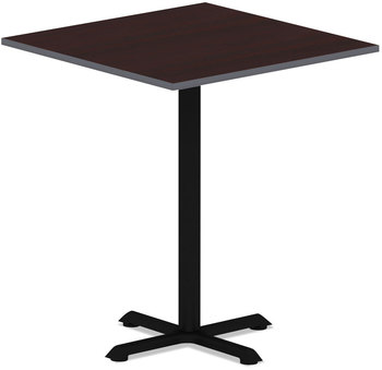 Alera® Reversible Laminate Table Top Square, 35.38w x 35.38d, Medium Cherry/Mahogany