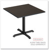 A Picture of product ALE-TTSQ36EW Alera® Reversible Laminate Table Top Square, 35.38w x 35.38d, Espresso/Walnut