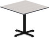 A Picture of product ALE-TTSQ36WG Alera® Reversible Laminate Table Top Square, 35.38w x 35.38d, White/Gray